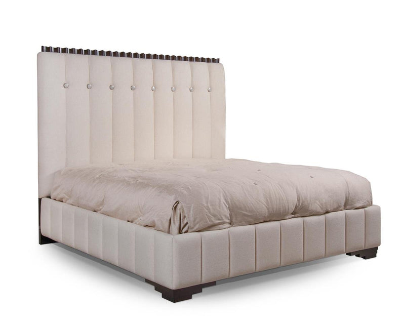 Zenia Espresso & Ivory Bed - Luxury Living Collection