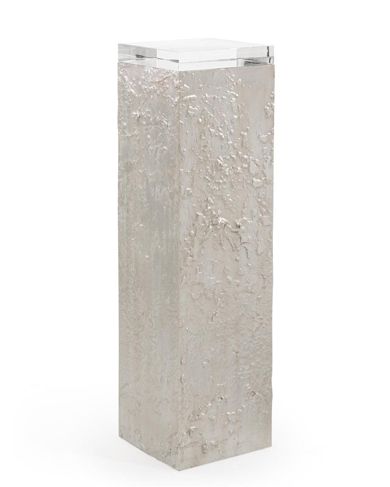 Lyanna Washed Silver Pedestals - Luxury Living Collection