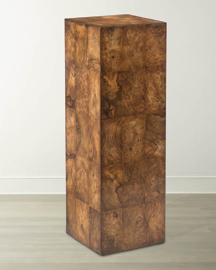 Lyanna European Walnut Pedestal - Luxury Living Collection