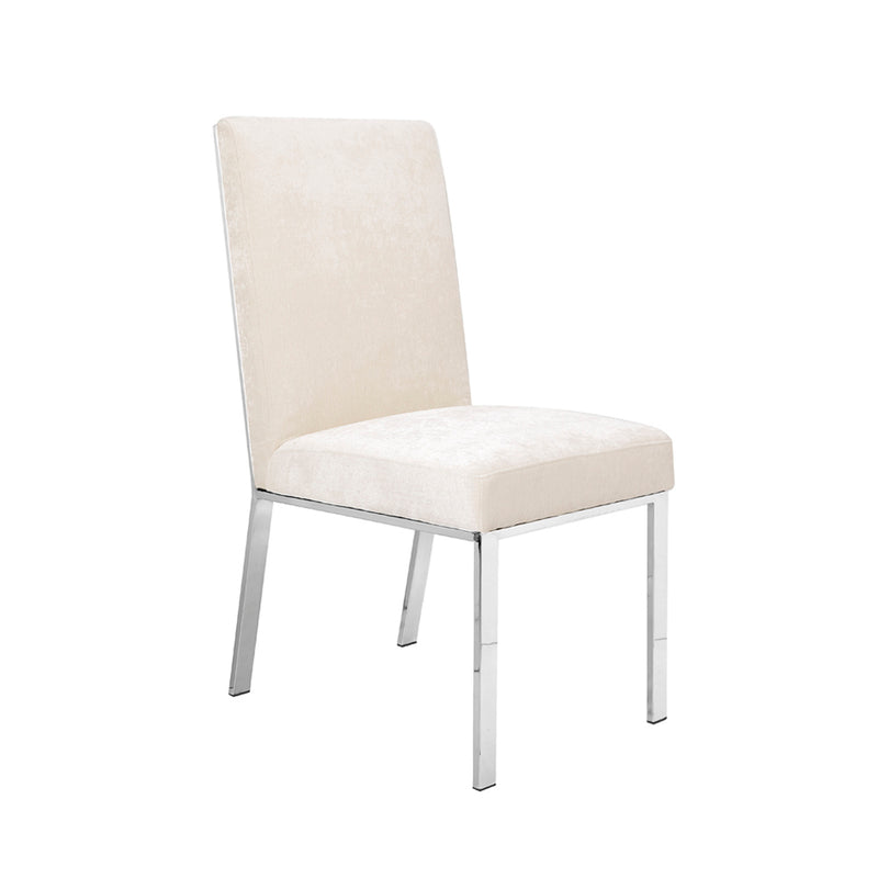 Amabilia Ivory Fabric Dining Chair