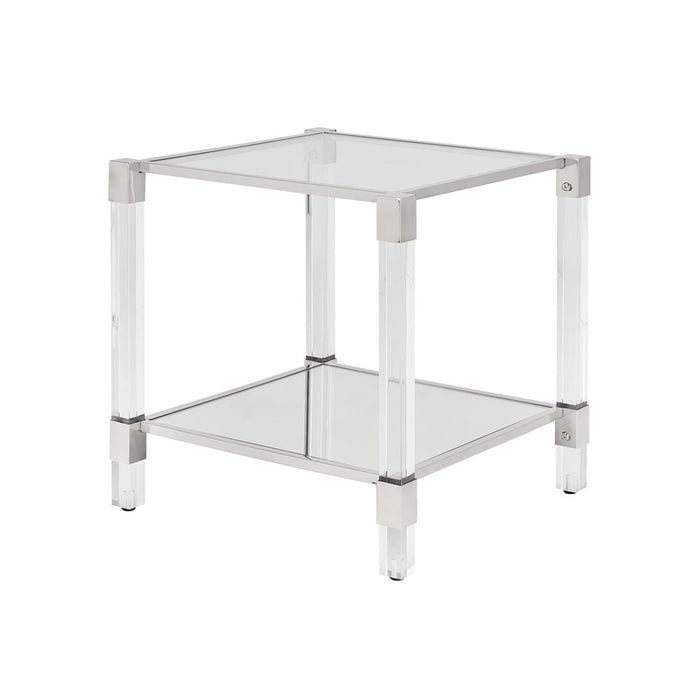 Jimena Clear End Table