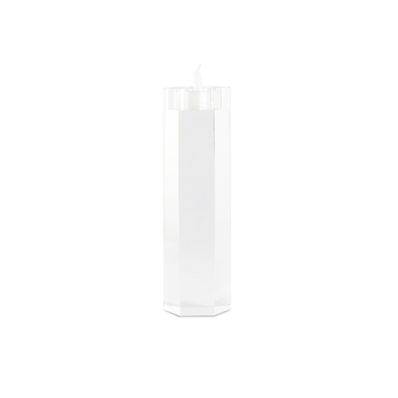 Bailee Crystal Hexagonal Candle Holders (Set of 2)