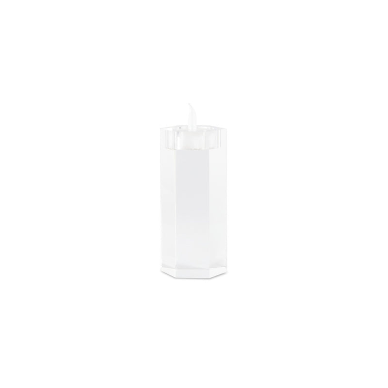 Bailee Crystal Hexagonal Candle Holders (Set of 2)