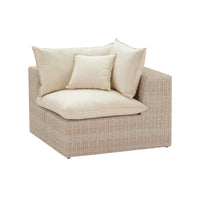 Calabasas Natural Outdoor Corner Chair - Luxury Living Collection