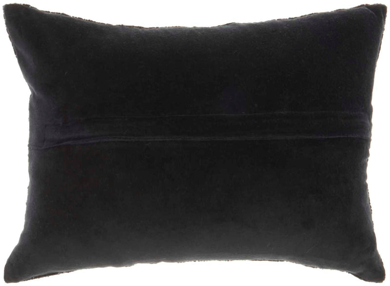 Fien Black 10" x 14" Throw Pillow - Elegance Collection