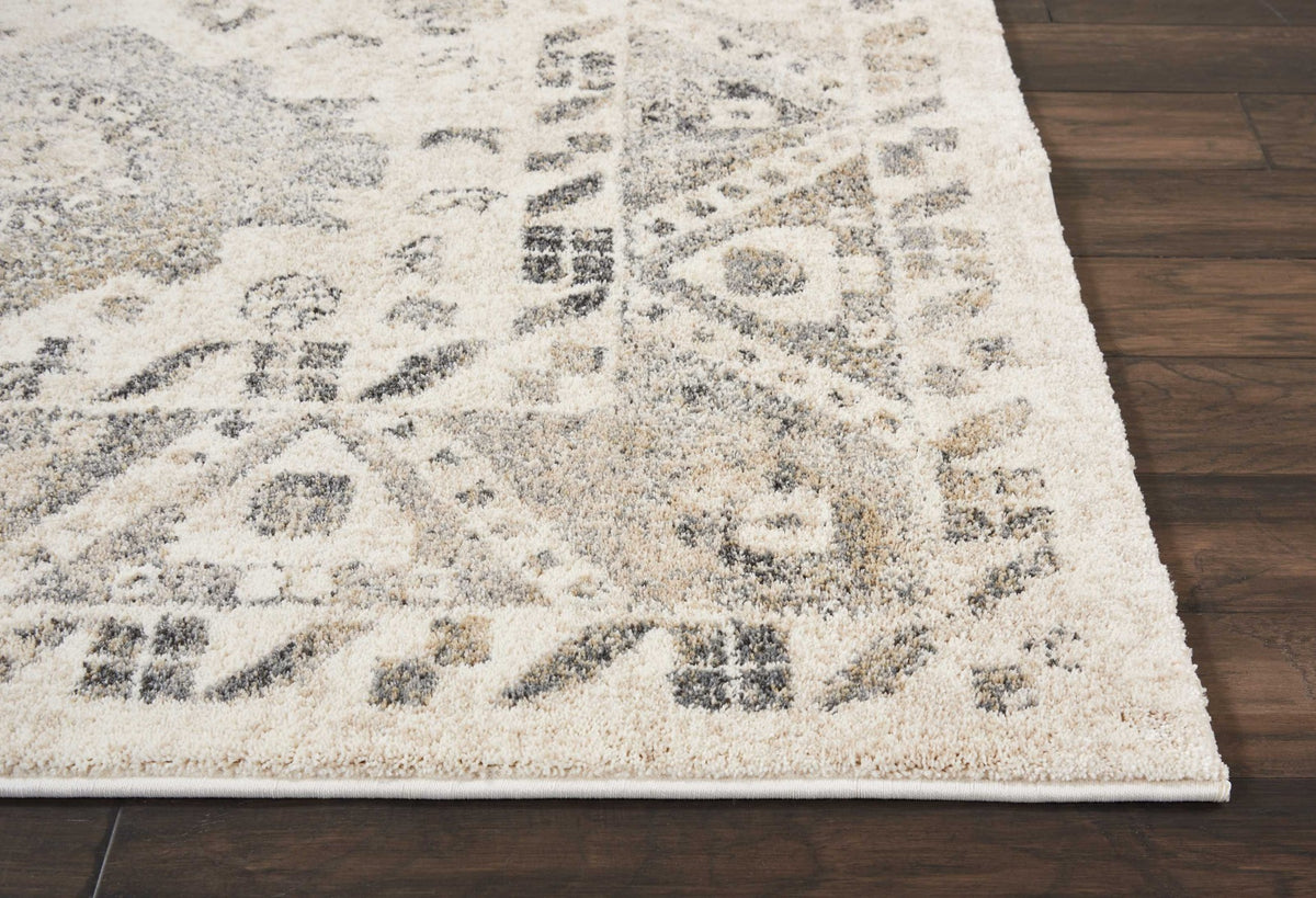 Lunetta Cream/Grey Rug - Elegance Collection