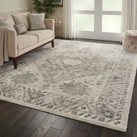 Lunetta Cream/Grey Rug - Elegance Collection