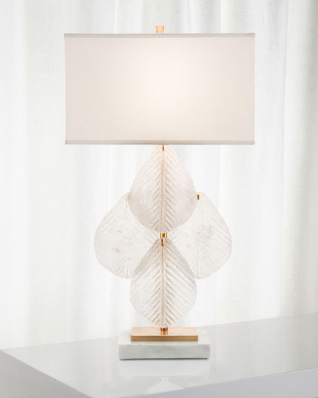 Exie Glass Petal Table Lamp - Luxury Living Collection