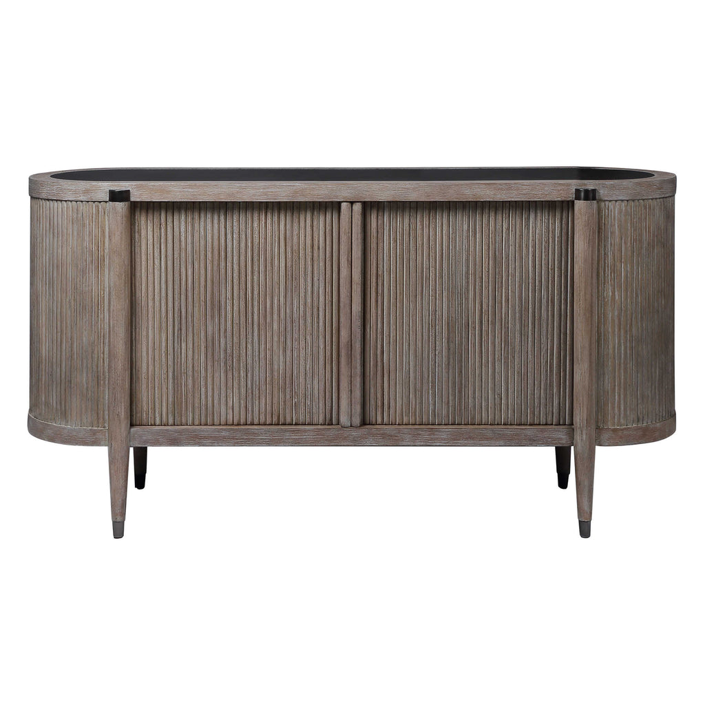 Foziya White Oak Cabinet