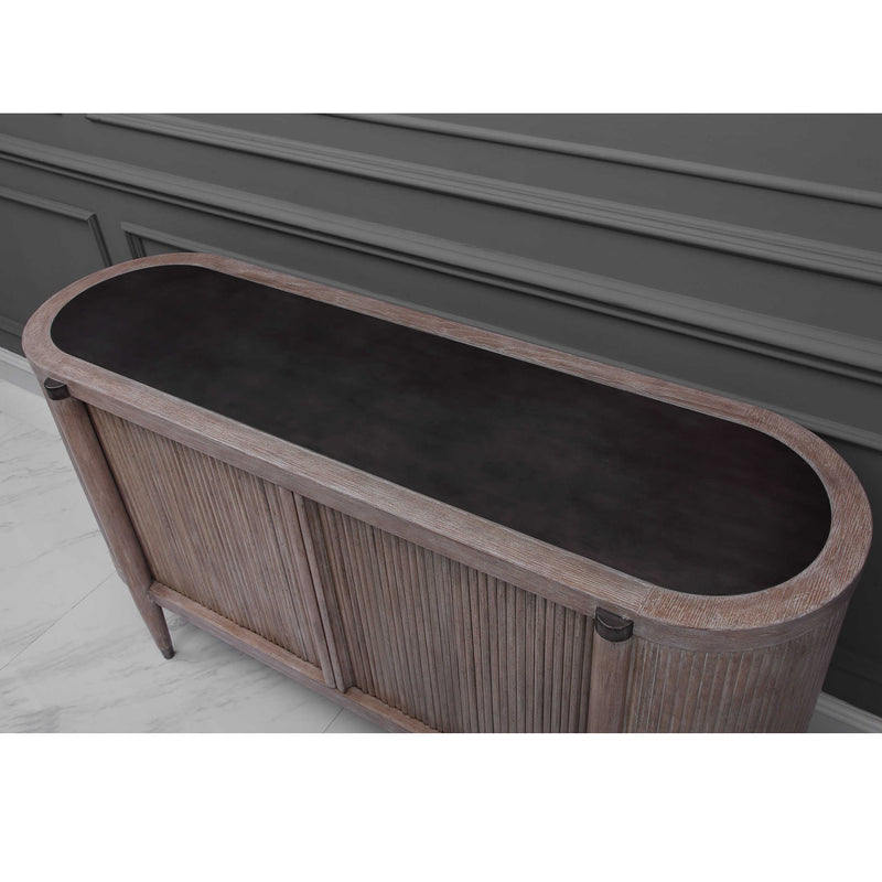 Foziya Black Ceruse Cabinet