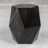Lucia Black Accent Table