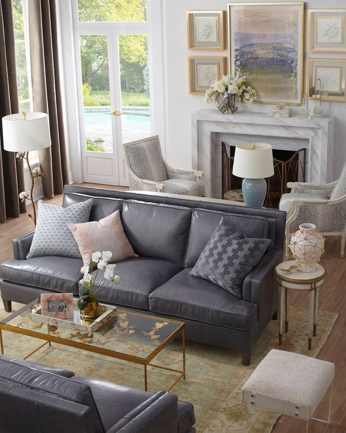 Ashe Quartz Bloom Floor Lamp - Luxury Living Collection