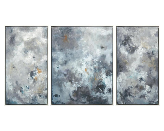 Haisley Golden Glow Triptych - Luxury Living Collection