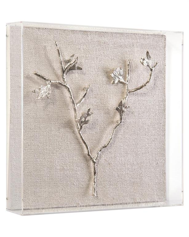 Zhuri Silver Branches I-IV Shadow Box (Set of Four) - Luxury Living Collection