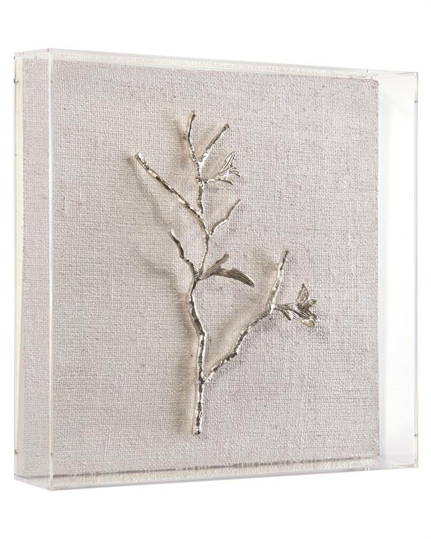 Zhuri Silver Branches I-IV Shadow Box (Set of Four) - Luxury Living Collection