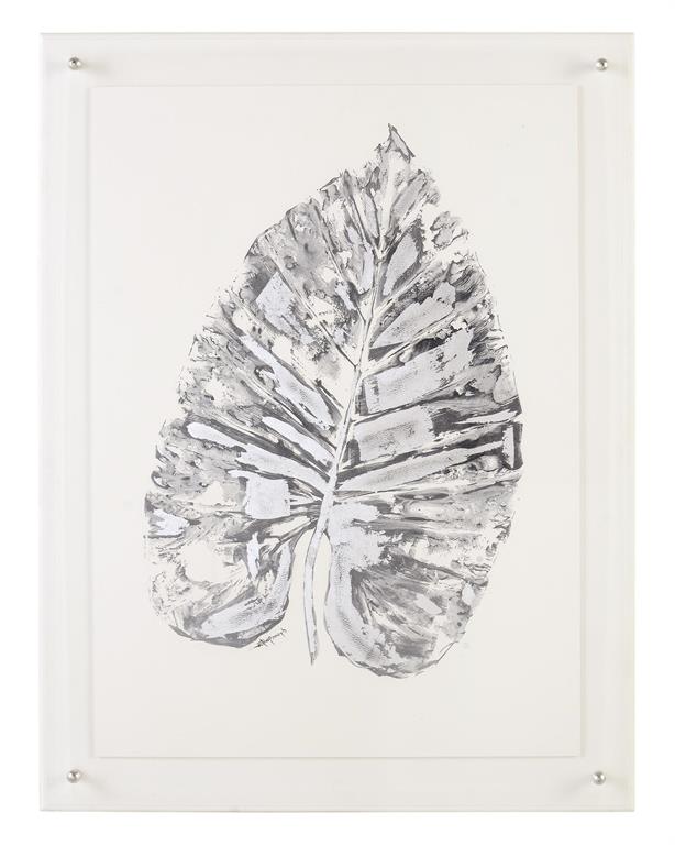 Godive Silver Leaf Wall Art - Luxury Living Collection