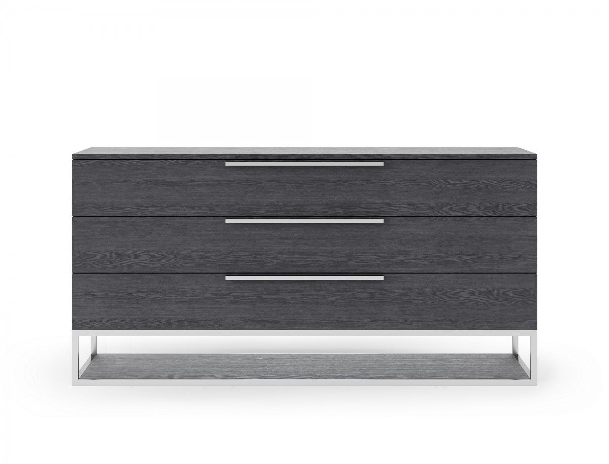 Bina Contemporary Grey Elm Dresser