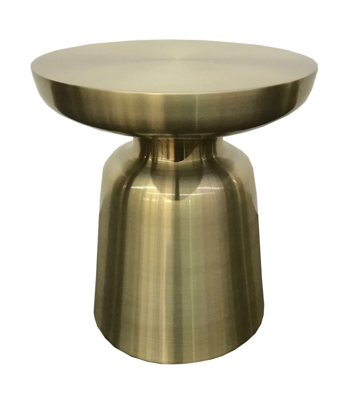 Aubrielle Glam Gold End Table