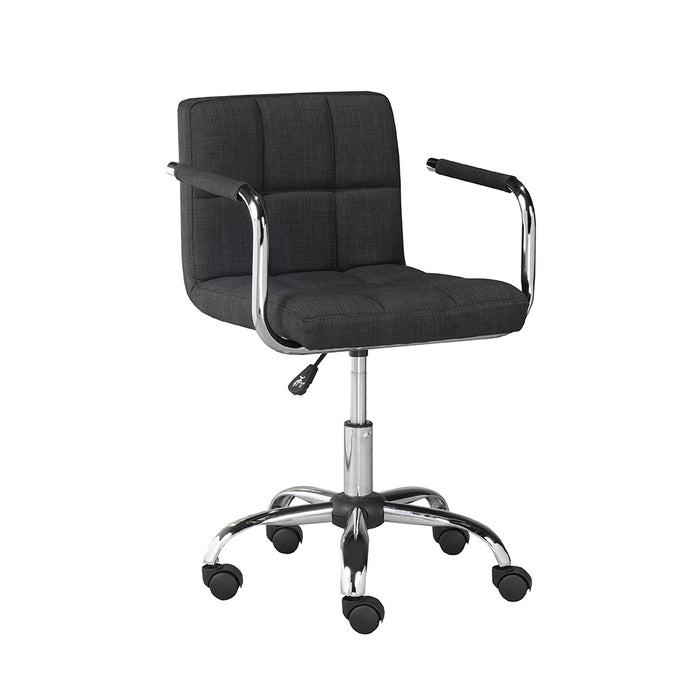 Avah Grey Fabric Office Chair