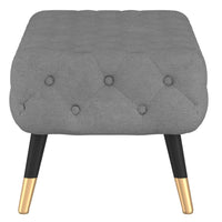 Siena Grey Fabric Bench