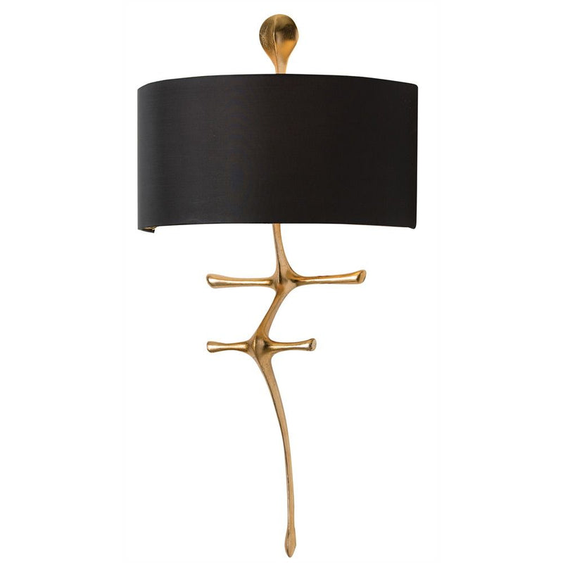 Henrietta Gold Leaf Sconce