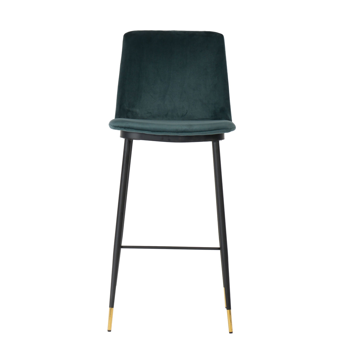 Frederica Green Velvet Counter Stools (Set of 2) - Luxury Living Collection