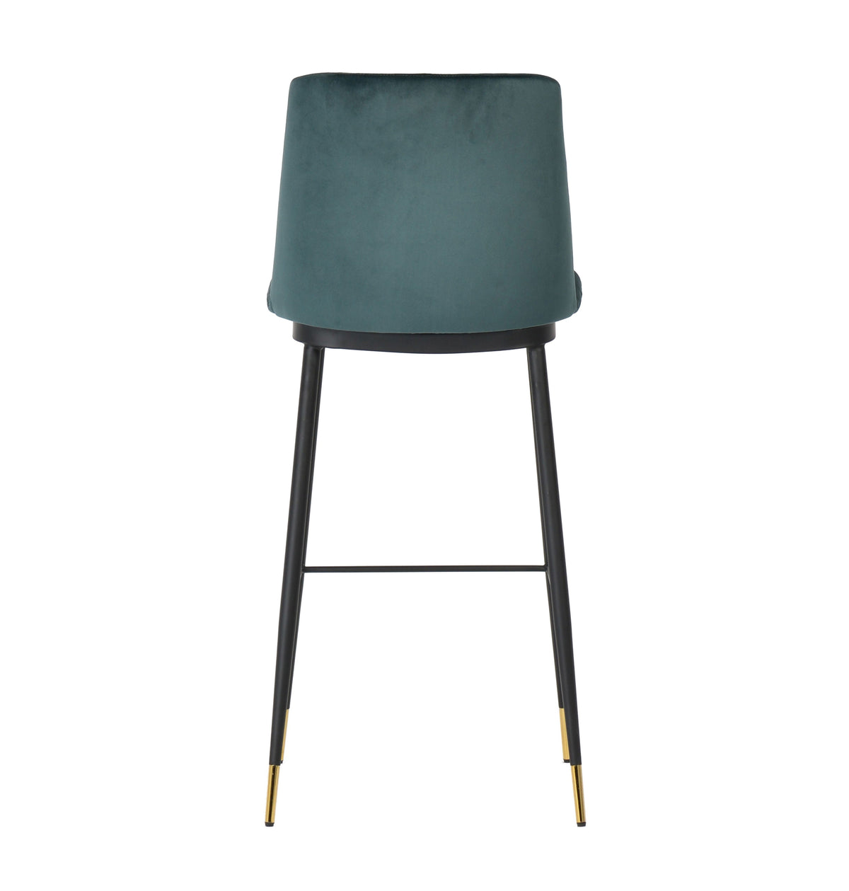 Frederica Green Velvet Counter Stools (Set of 2) - Luxury Living Collection