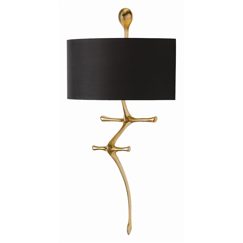 Henrietta Gold Leaf Sconce