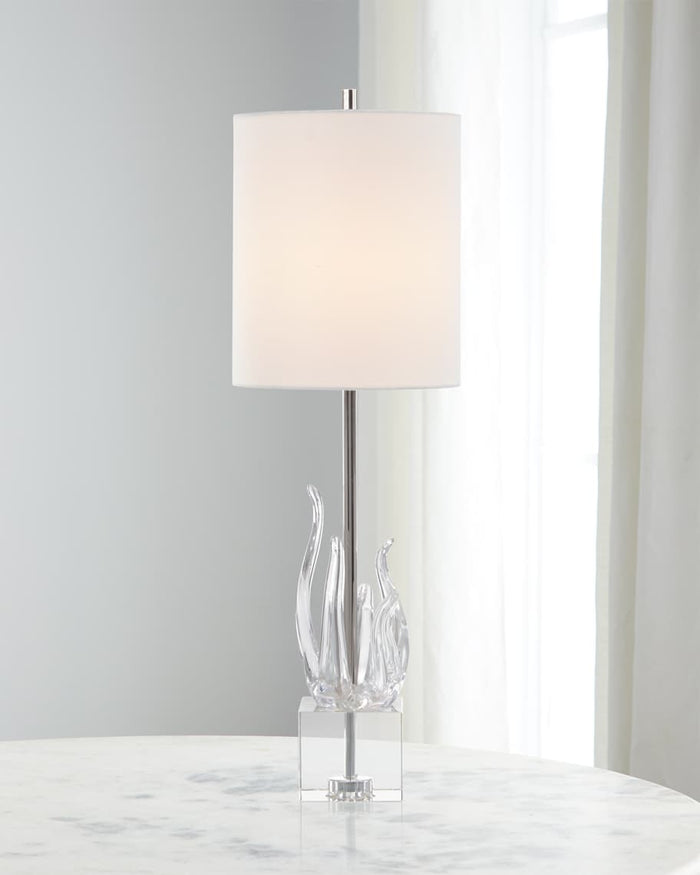 Pryor Glass Sculpture Table Lamp - Luxury Living Collection