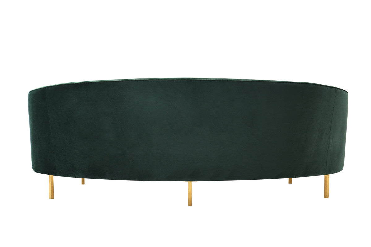 Vera Green Velvet Sofa - Luxury Living Collection