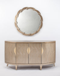 Royal Gold Leaf Mirror - Luxury Living Collection