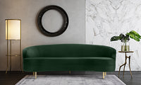Vera Green Velvet Sofa - Luxury Living Collection