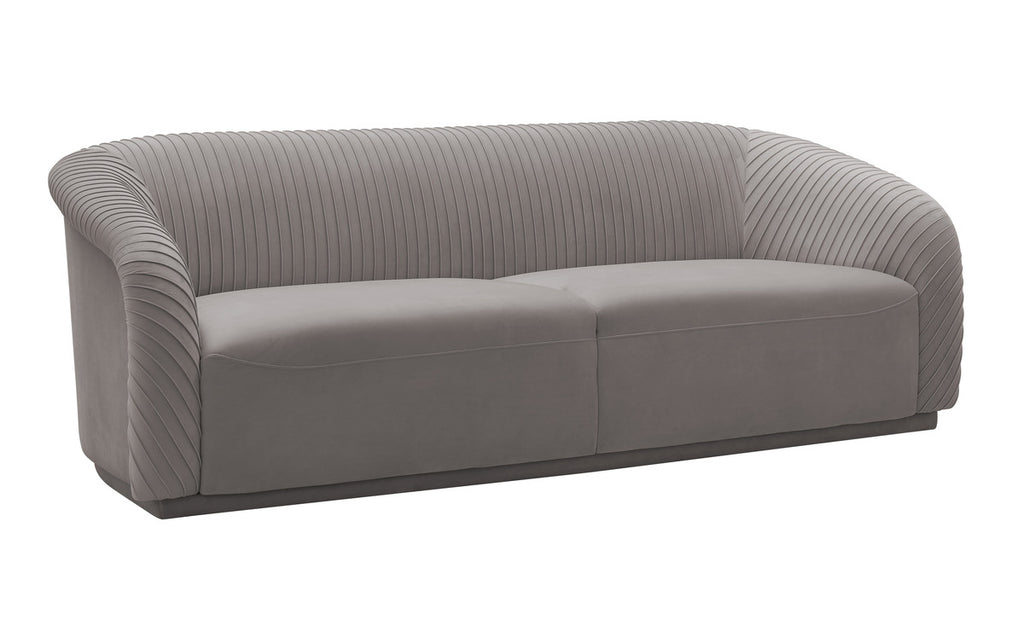 Gigi Grey Velvet Sofa - Luxury Living Collection