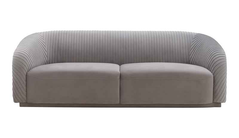 Gigi Grey Velvet Sofa - Luxury Living Collection