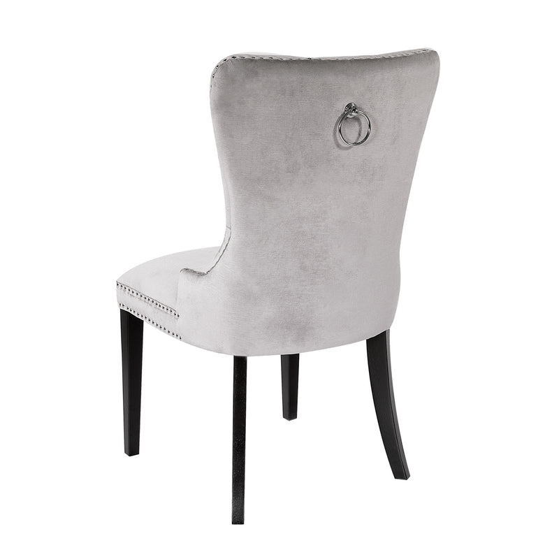 Liber Grey Velvet Dining Chair