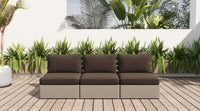 Meridian Outdoor Concrete & Teak Sofa