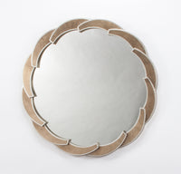 Royal Gold Leaf Mirror - Luxury Living Collection