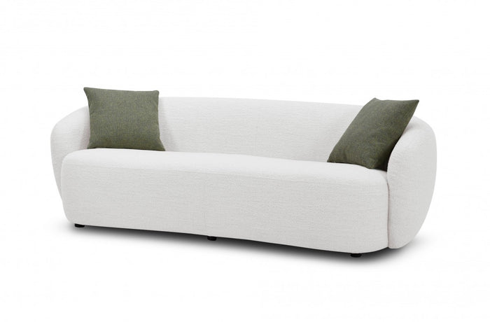 Fabia Modern Off-White Fabric Sofa