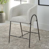 Netta Gray Counter Stool