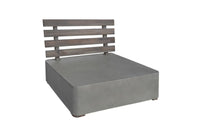 Meridian Outdoor Concrete & Teak Sofa