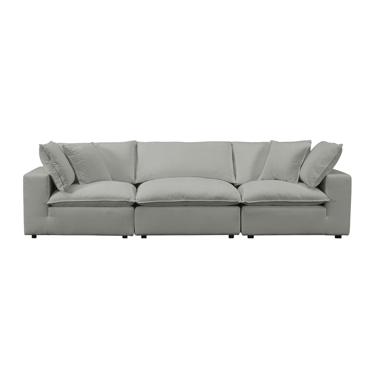 Carlie Slate Modular Sofa - Luxury Living Collection