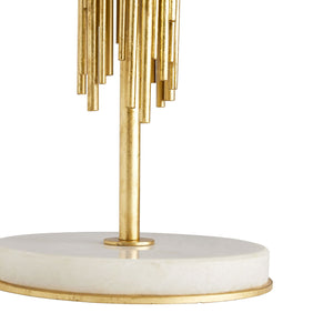 Hensley Gold Leaf Floor Lamp