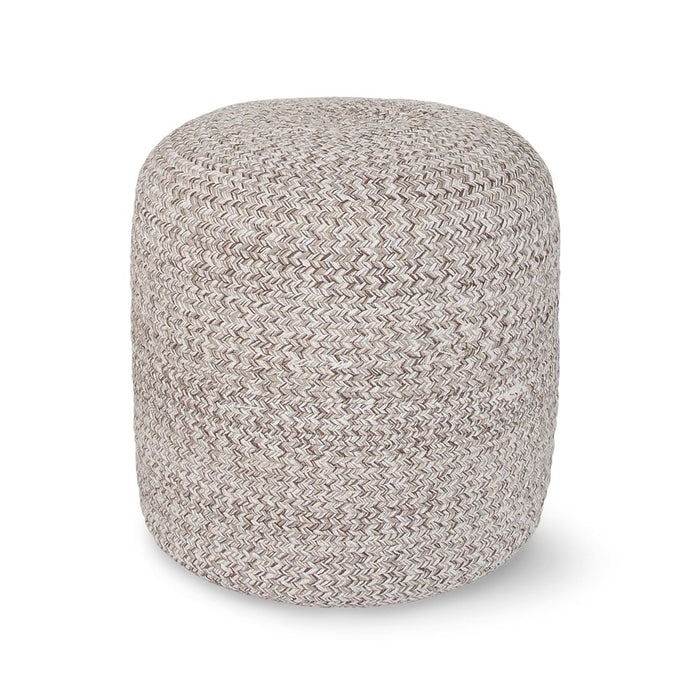 Morocco Round Wool Pouf
