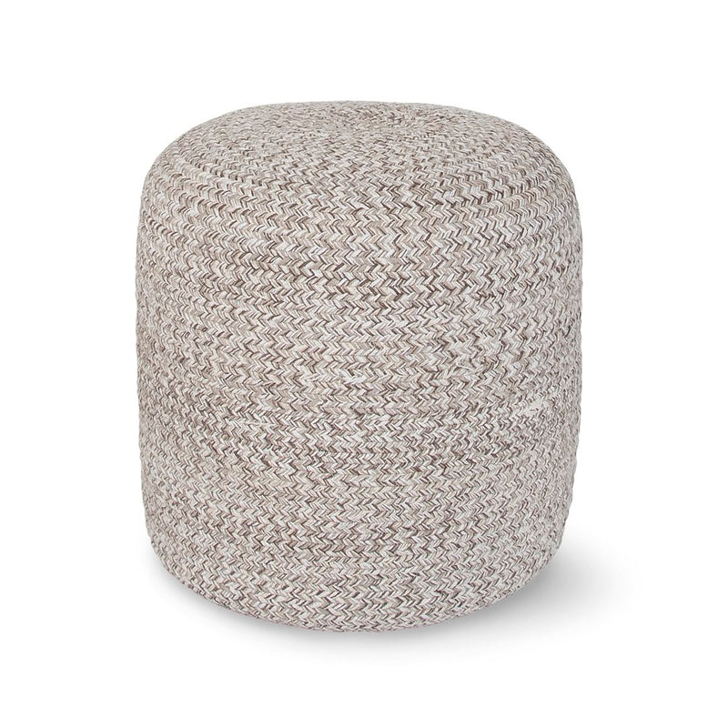 Morocco Round Wool Pouf