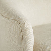 Jovani Textured Ivory Grey Ash Settee