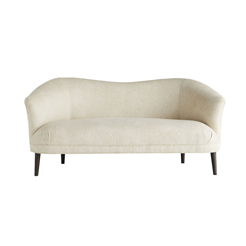 Jovani Textured Ivory Grey Ash Settee