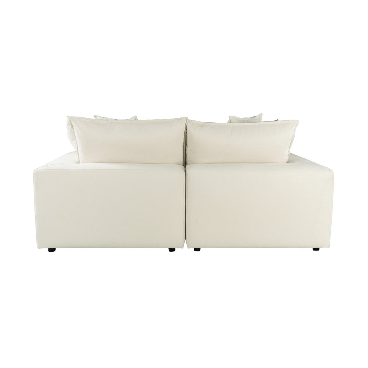 Carlie Natural Modular Loveseat - Luxury Living Collection