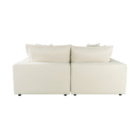 Carlie Natural Modular Loveseat - Luxury Living Collection