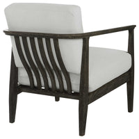 Palerma White Accent Chair