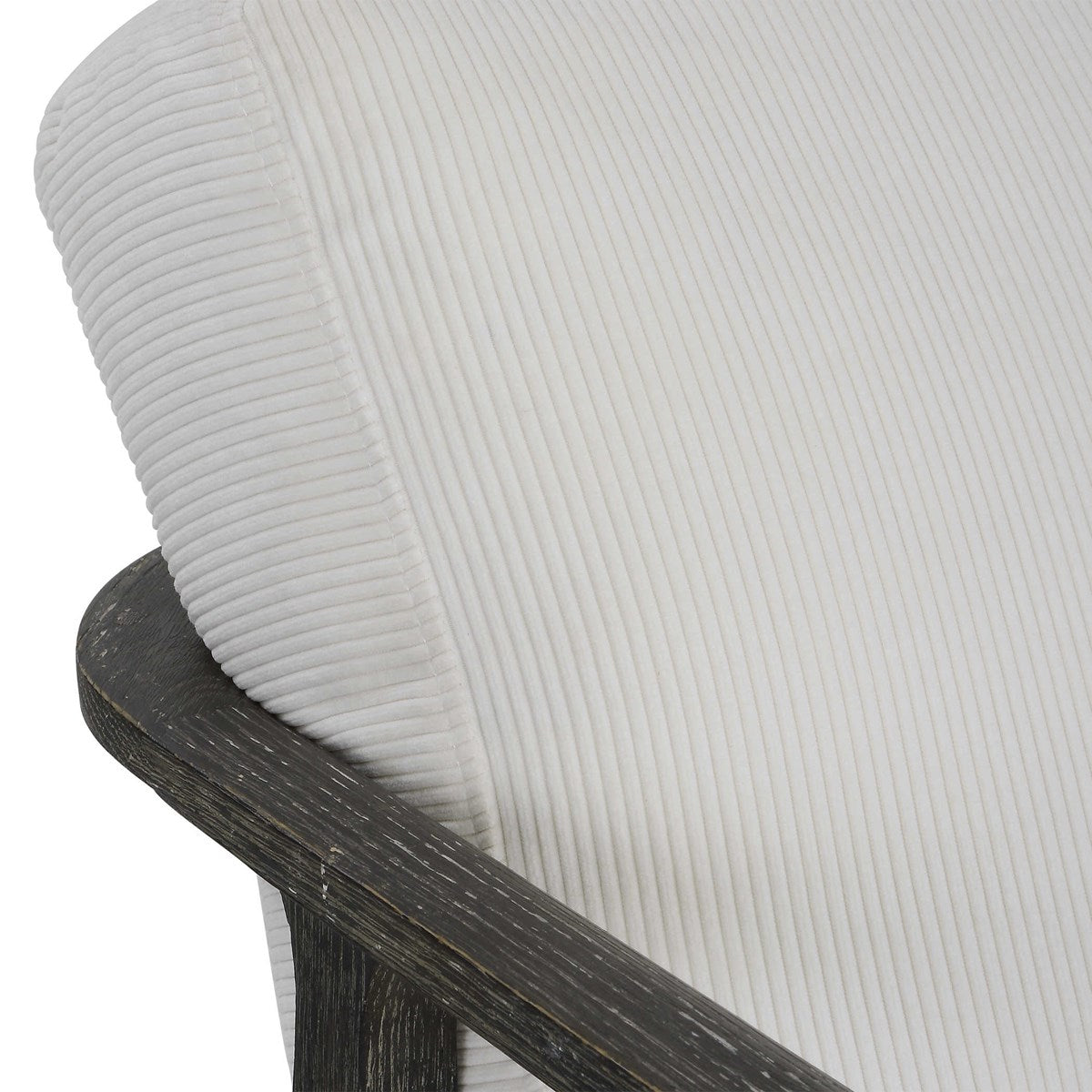 Palerma White Accent Chair